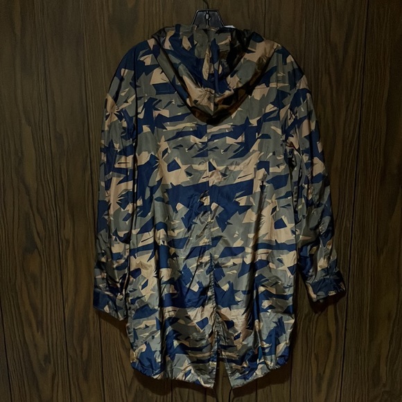 Original Use Jackets & Coats Original Use Sizesmall Camo Long Oversized Windbreaker Poshmark
